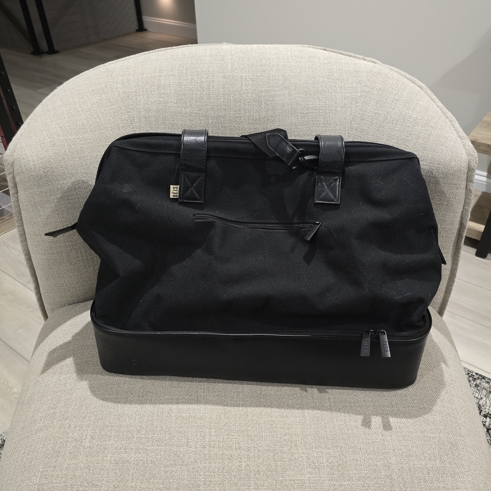 BEIS Black Travel Bag